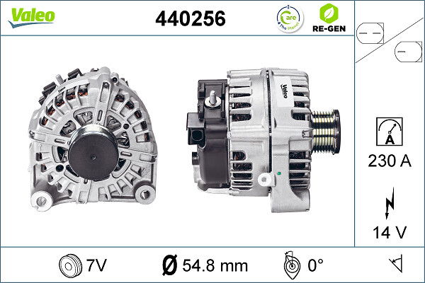 Alternateur VALEO RE-GEN REMANUFACTURED