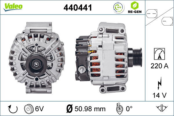 Alternateur VALEO RE-GEN REMANUFACTURED