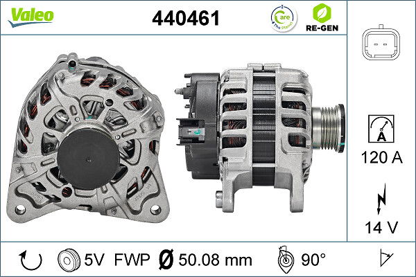 Alternateur VALEO RE-GEN REMANUFACTURED