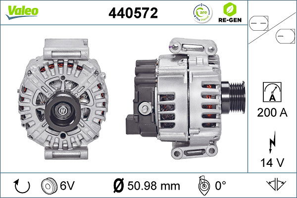 Alternateur VALEO RE-GEN REMANUFACTURED