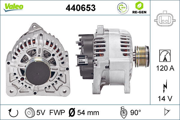 Alternateur VALEO RE-GEN REMANUFACTURED