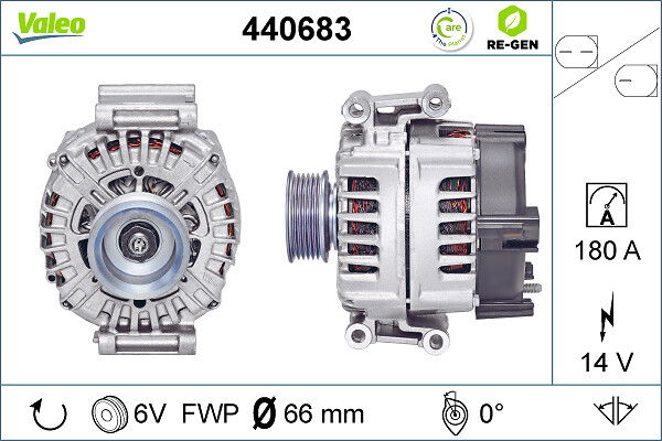 Alternateur VALEO RE-GEN REMANUFACTURED