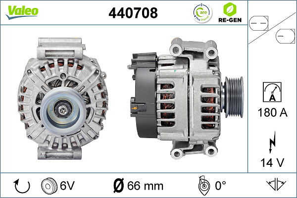 Alternateur VALEO RE-GEN REMANUFACTURED