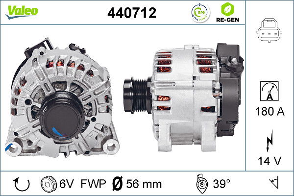 Alternateur VALEO RE-GEN REMANUFACTURED