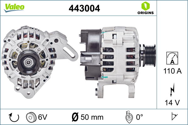 Alternateur VALEO ORIGINS NEW