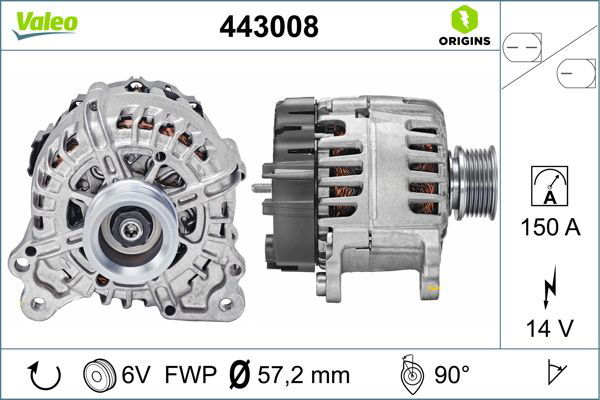 Alternateur VALEO ORIGINS NEW