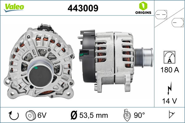 Alternateur VALEO ORIGINS NEW