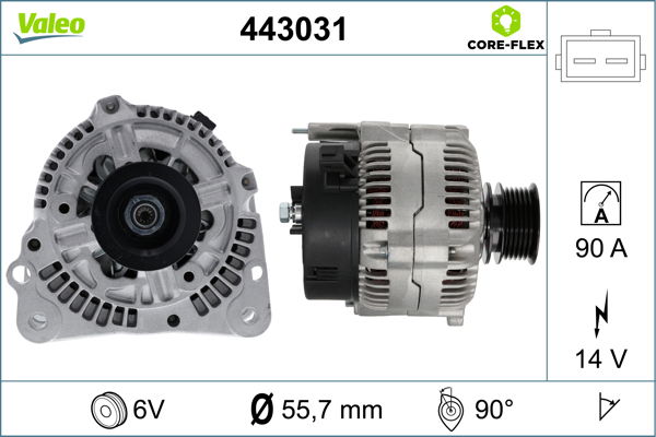 Alternateur VALEO CORE-FLEX