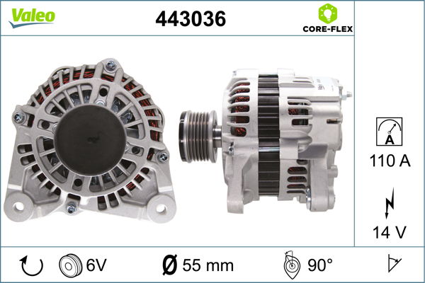 Alternateur VALEO CORE-FLEX