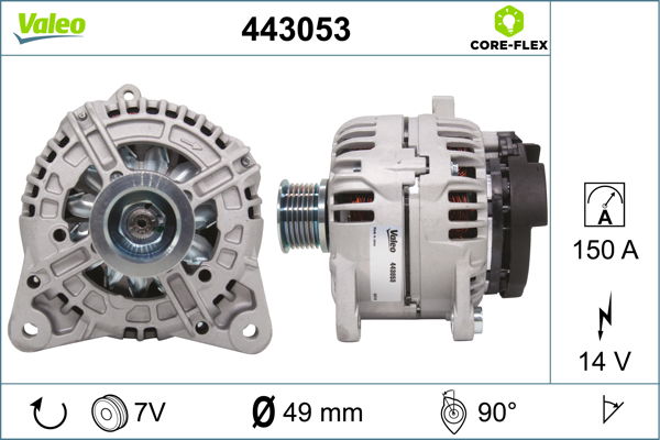 Alternateur VALEO CORE-FLEX