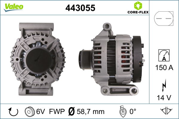 Alternateur VALEO CORE-FLEX