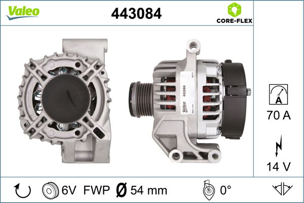 Alternateur VALEO CORE-FLEX