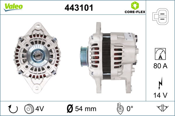 Alternateur VALEO CORE-FLEX