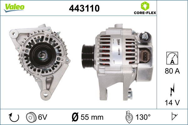 Alternateur VALEO CORE-FLEX