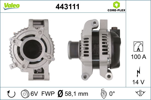 Alternateur VALEO CORE-FLEX