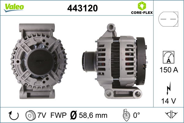 Alternateur VALEO CORE-FLEX