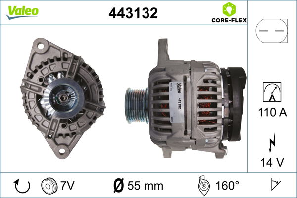 Alternateur VALEO CORE-FLEX