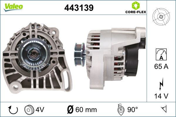 Alternateur VALEO CORE-FLEX