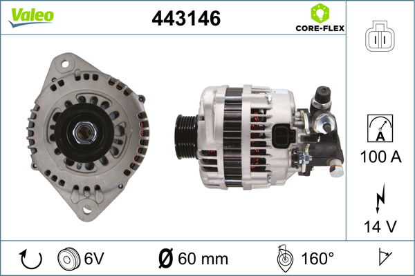 Alternateur VALEO CORE-FLEX