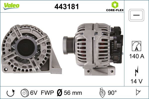 Alternateur VALEO CORE-FLEX