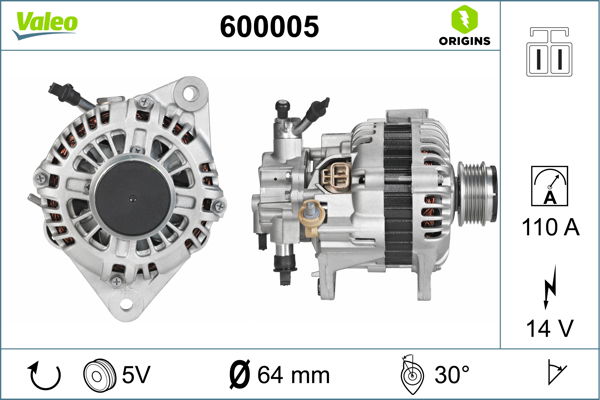 Alternateur VALEO ORIGINS NEW