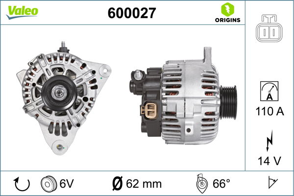 Alternateur VALEO ORIGINS NEW