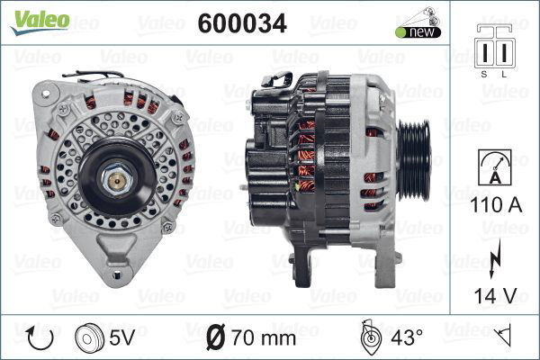Alternateur VALEO ORIGINS NEW
