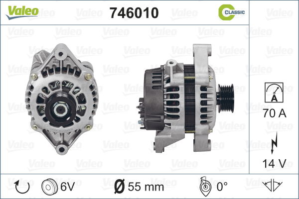 Alternateur REMANUFACTURED CLASSIC