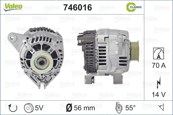 Alternateur REMANUFACTURED CLASSIC