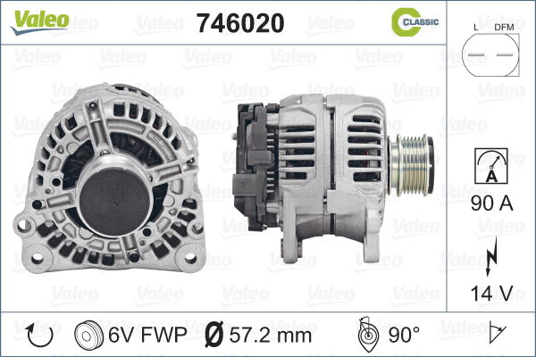 Alternateur REMANUFACTURED CLASSIC