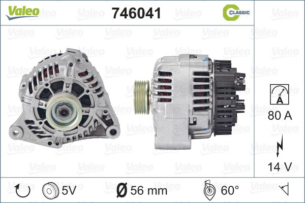 Alternateur REMANUFACTURED CLASSIC