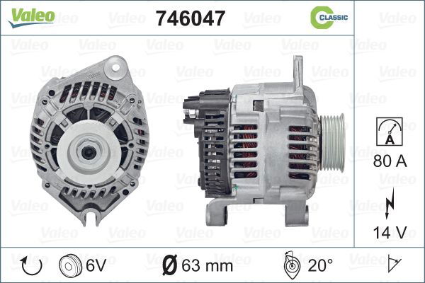 Alternateur REMANUFACTURED CLASSIC