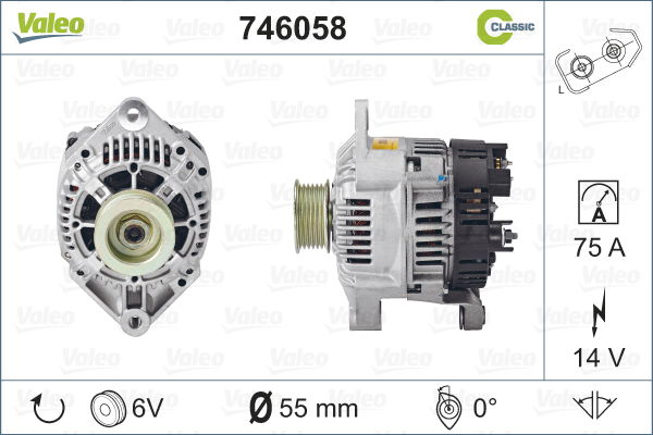 Alternateur REMANUFACTURED CLASSIC