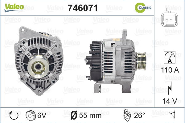 Alternateur REMANUFACTURED CLASSIC