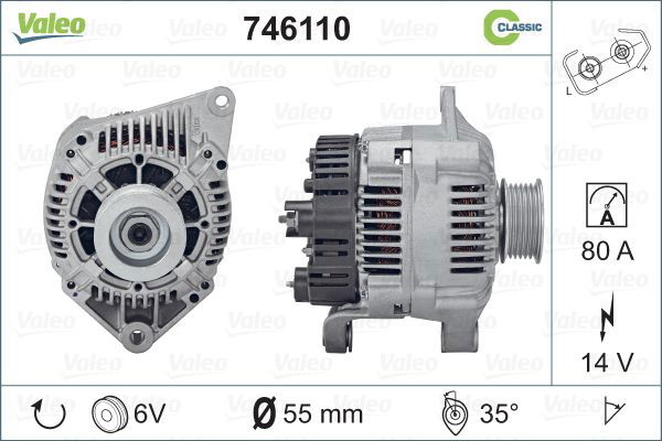 Alternateur REMANUFACTURED CLASSIC