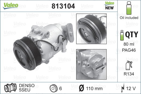 Compresseur, climatisation NEW ORIGINAL PART