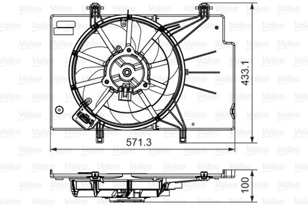 Ventilateur, refroidissement du moteur