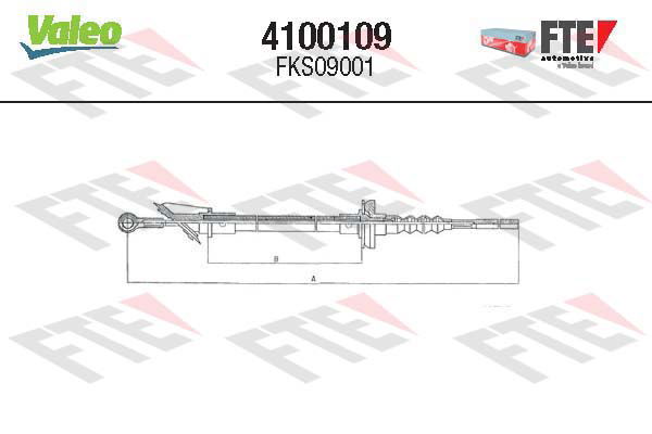 Tirette à câble, commande d'embrayage FTE CLUTCH ACTUATION