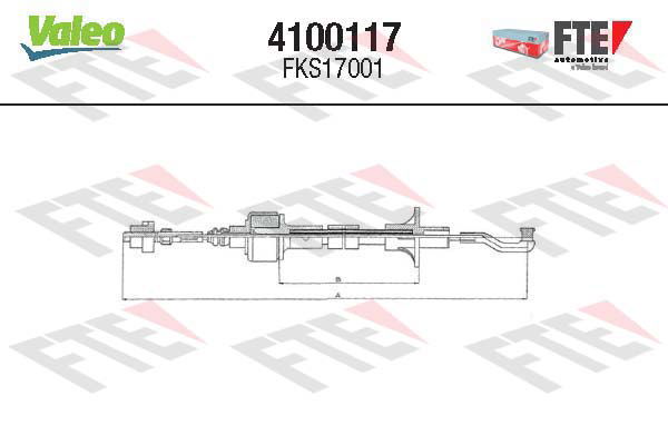 Tirette à câble, commande d'embrayage FTE CLUTCH ACTUATION