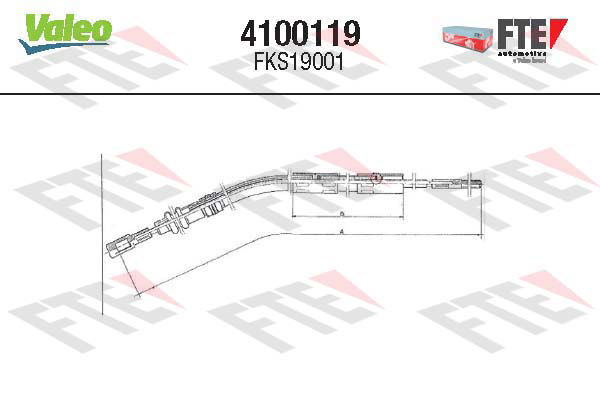 Tirette à câble, commande d'embrayage FTE CLUTCH ACTUATION