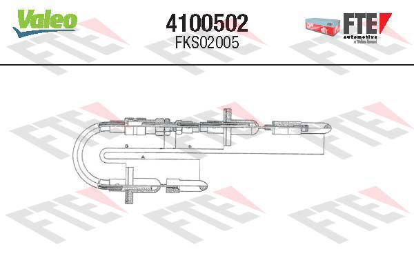 Tirette à câble, commande d'embrayage FTE CLUTCH ACTUATION