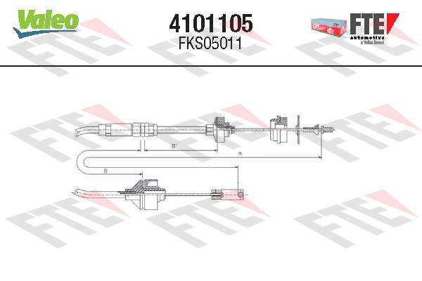 Tirette à câble, commande d'embrayage FTE CLUTCH ACTUATION