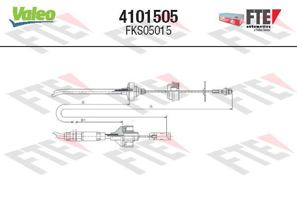 Tirette à câble, commande d'embrayage FTE CLUTCH ACTUATION