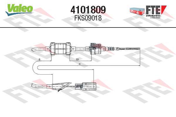 Tirette à câble, commande d'embrayage FTE CLUTCH ACTUATION