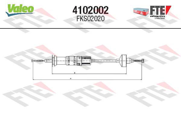 Tirette à câble, commande d'embrayage FTE CLUTCH ACTUATION