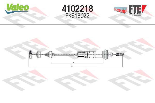 Tirette à câble, commande d'embrayage FTE CLUTCH ACTUATION