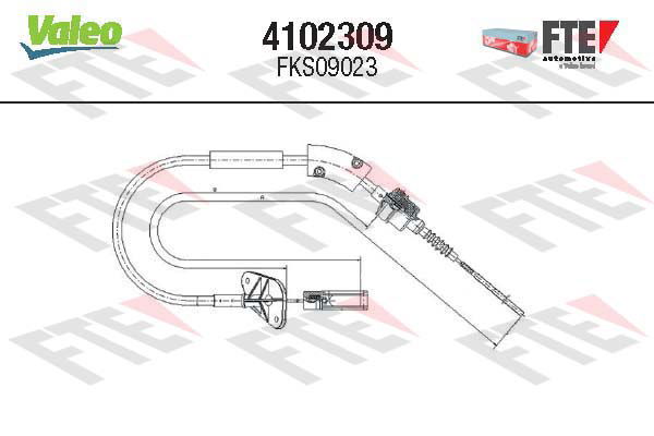 Tirette à câble, commande d'embrayage FTE CLUTCH ACTUATION