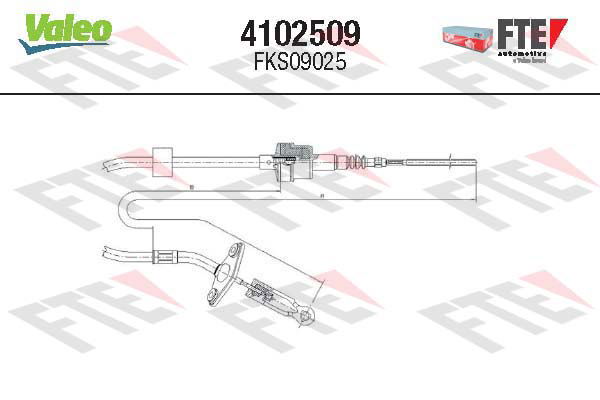 Tirette à câble, commande d'embrayage FTE CLUTCH ACTUATION