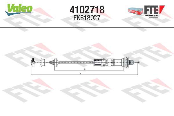 Tirette à câble, commande d'embrayage FTE CLUTCH ACTUATION