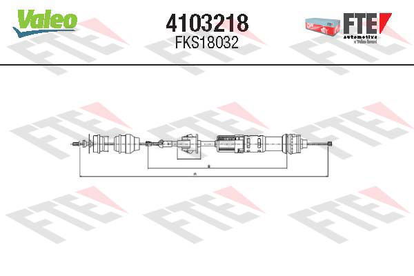 Tirette à câble, commande d'embrayage FTE CLUTCH ACTUATION